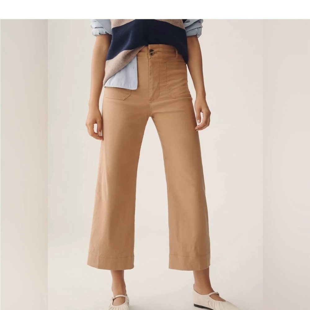 Maeve Colette Pants in Warm Tan